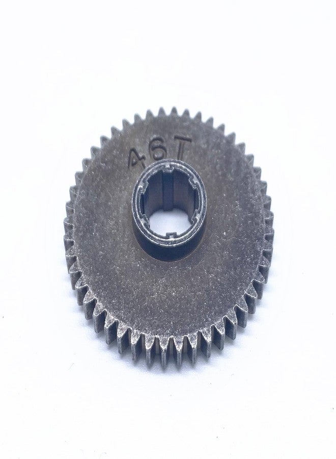 KingVal Replacement Metal 46T Main Driving Gear Parts Compatible with JJRC Q117-A PRO Q117-B PRO Q117-C PRO Q117-D PRO RC Car - Image 1